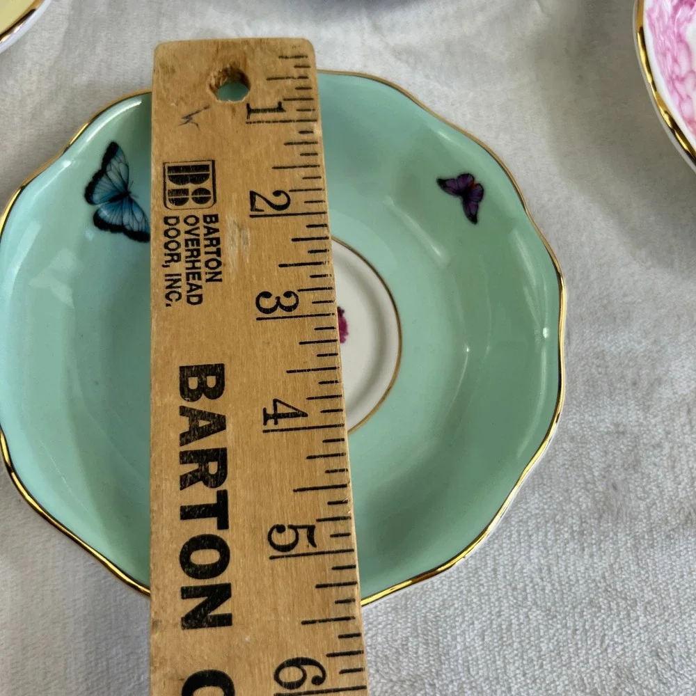 Royal Albert Miranda Kerr Friendship Teacup Saucer 8 Piece Set Floral Butterfly